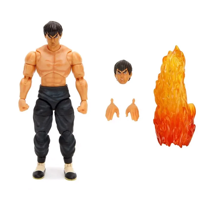 In Stock Original Jada Ultra Street Fighter  II Fei Long 6 Inch Action Figure Toys for Kids and Adults