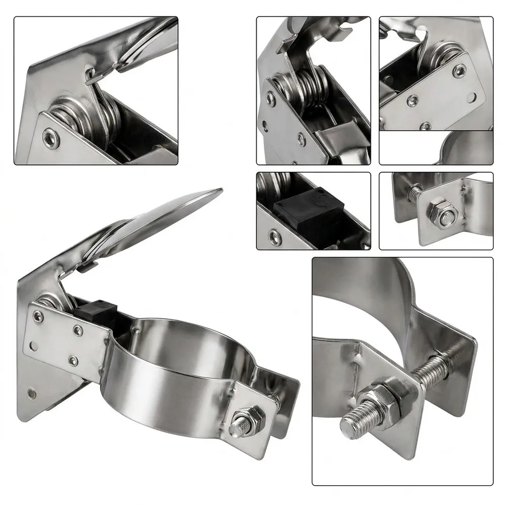 Rain Cap for 2.5 inch For Exhaust Pipes T304 Stainless Steel Construction Suitable for Industrial and Farm Equipment