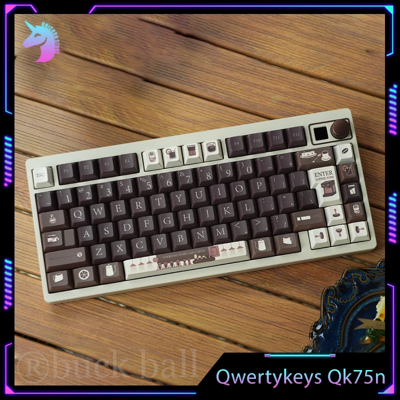 

Qwertykeys Qk75n Mechanical Keyboards 3 Mode Wirelss Bluetooth Aluminium Keyboards Gamer Keyboard Fr4 Hot Swap Custom For Laptop