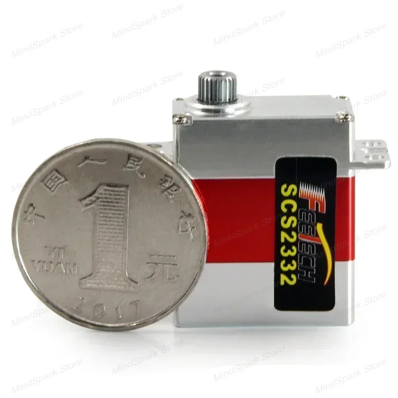 Micro Servo numérique 9g, 4.5kg, rotor verrouillé, engrenage métallique, moteur sans noyau, 300 degrés, couple élevé, pièce pour bricolage, voiture Robot, jouets