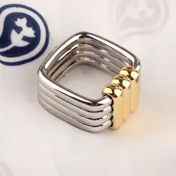 Bufanda Ruban de diseñador de lujo, accesorios de Chal, joyería de plata, anillos, Clip, regalo de Navidad, 90 anillos, 110, 140