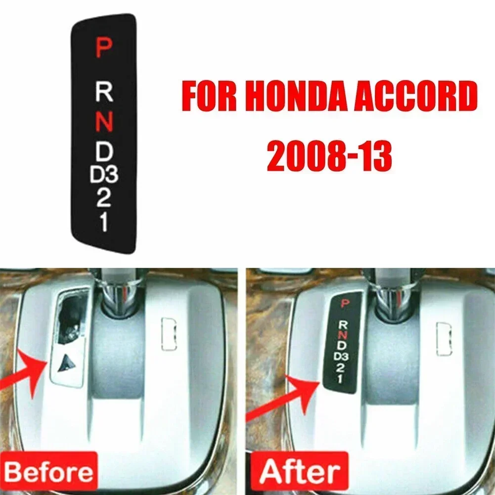 

1pc Car Panel Gear Shift Stick Selector Display Position Panel For Honda For Accord 08-13 Automobiles Accessories