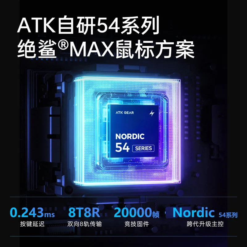 Atk Liekong F1 V2 ماوس لاسلكي صغير ومتوسط خفيف الوزن للألعاب والمكتب الرائد مريح هدية للأولاد #4