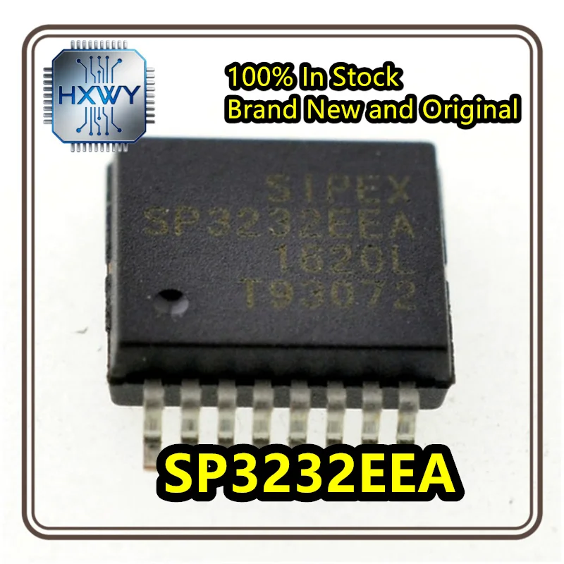 (20/100 pieces) Original SP3232EEA-L SP3232EEA SSOP-16 RS232 transceiver driver chip, in stock. Electronic equipment.