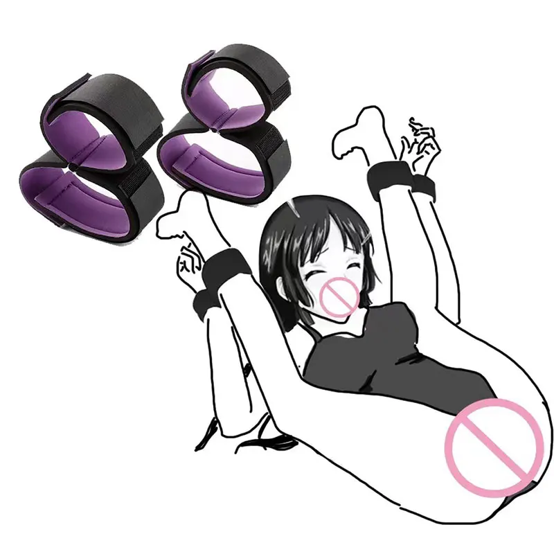 Bdsm الأزواج الكبار القيود المثيرة الرقيق المعصمين و الكاحل الأصفاد لا هزاز الجنس لعب للنساء أصفاد عبودية مجموعة الجنس Shop18