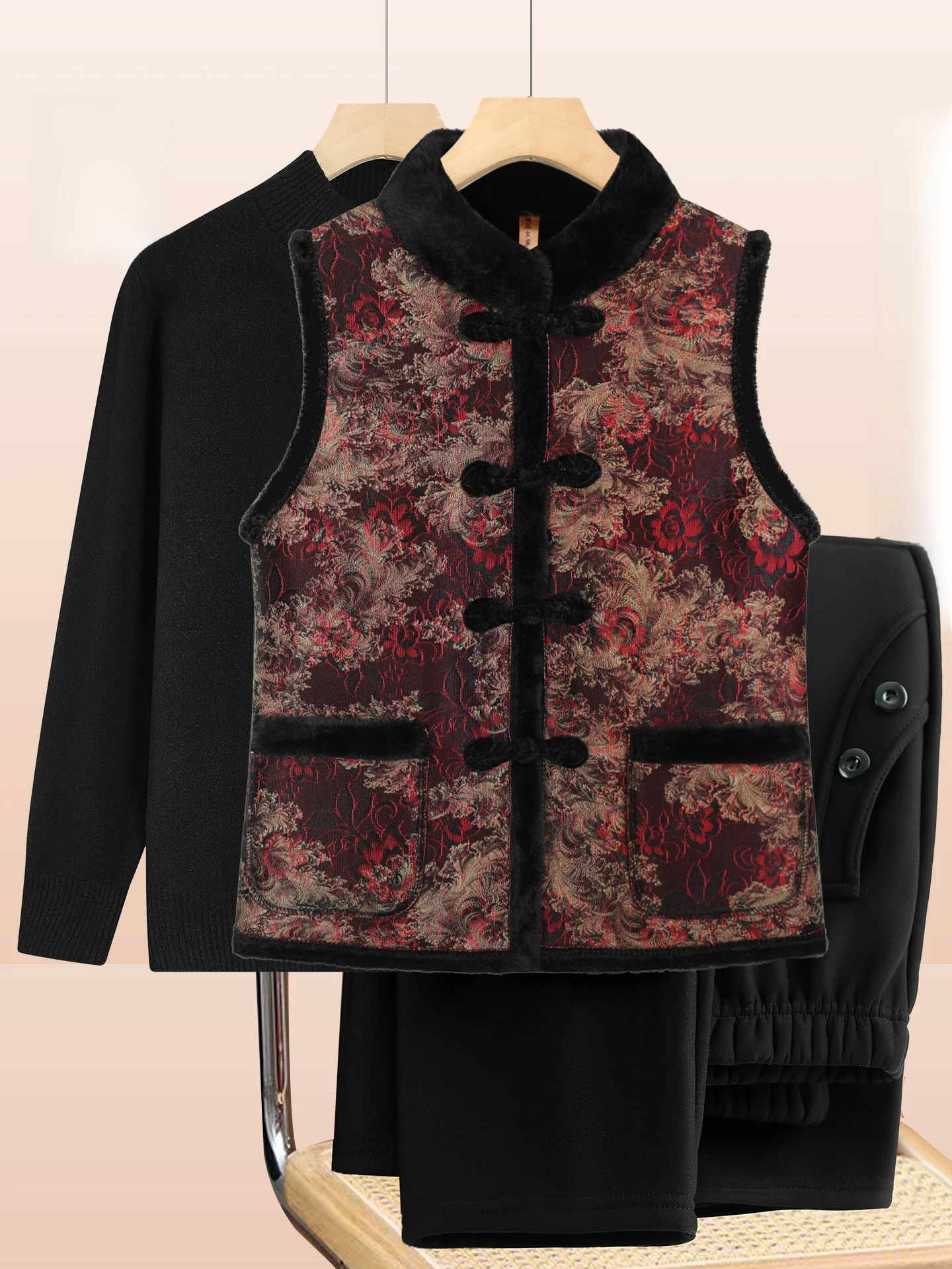 

Новая утепленная жилетка Andma для женщин среднего возраста и старших, осенне-зимняя верхняя одежда для мам и пожилых дам (для женщин 90 лет и старше)