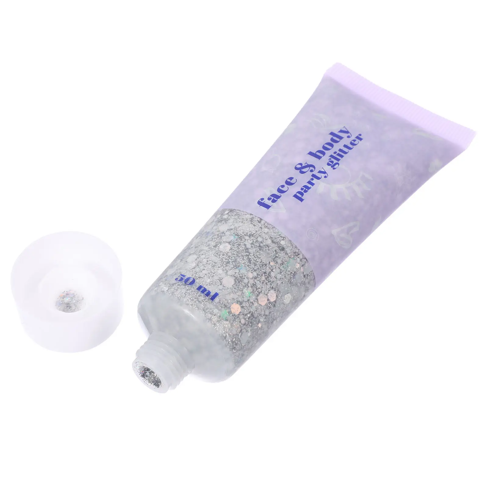 

50Ml Body Glitter Gel Holographic Liquid Face Hair Nail Makeup Shiny Sequins for Women Festival Beauty Gift