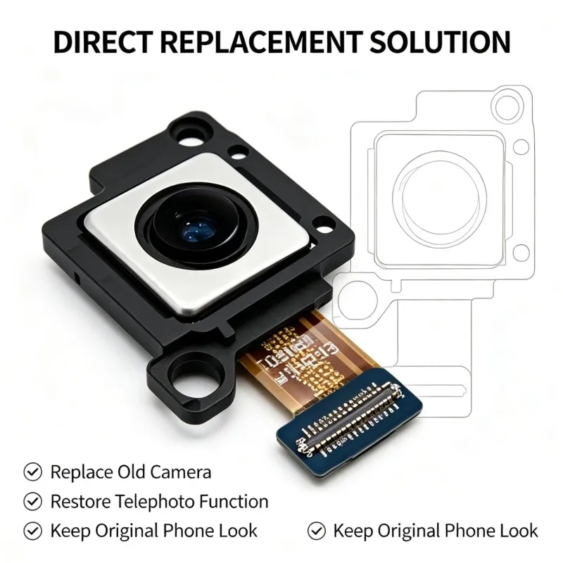 B27B Mobile Phone Accessories, Camera Replacement Unit For For S23 FE, Telephoto Camera Module, 1PC Repair