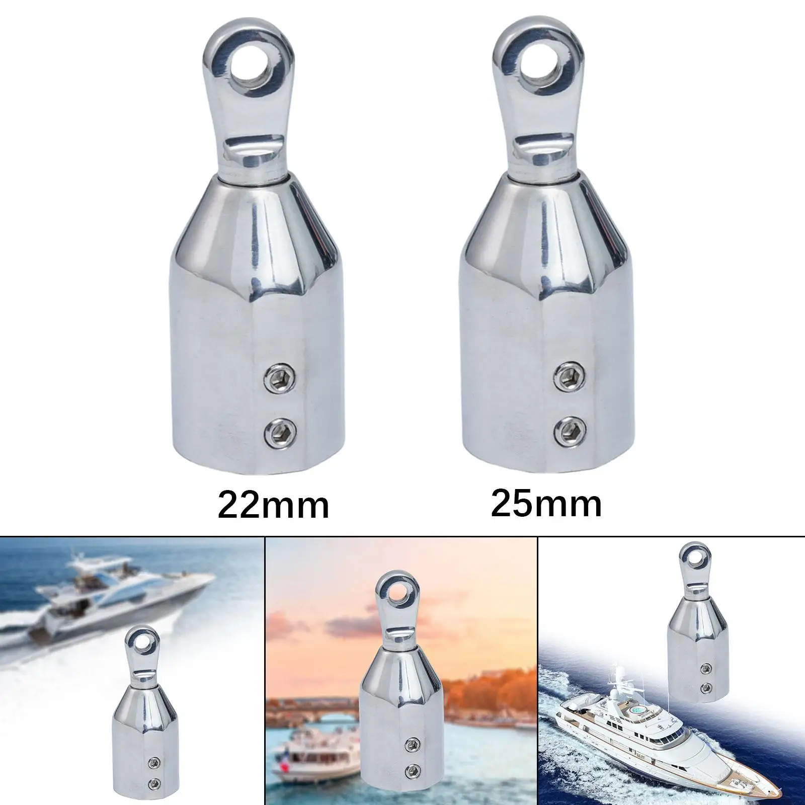 

Верхняя заглушка для глаз Bimini из нержавеющей стали для Rvs Yachts Professional