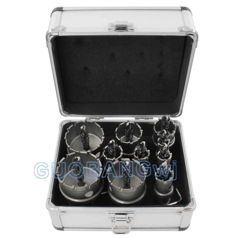 

Alloy Hole Cutter Stainless Steel Drill Bit Set for Metal Steel Plate Thick Iron Plate Reaming Titanium Coated Drill