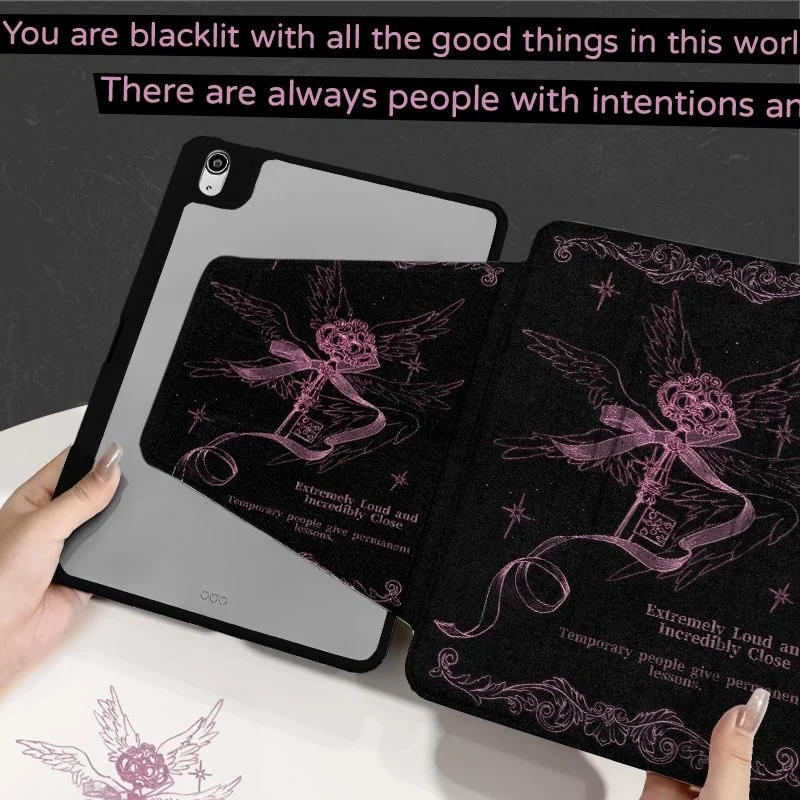 Suitable for iPad cover, acrylic, tablet case, creative personality