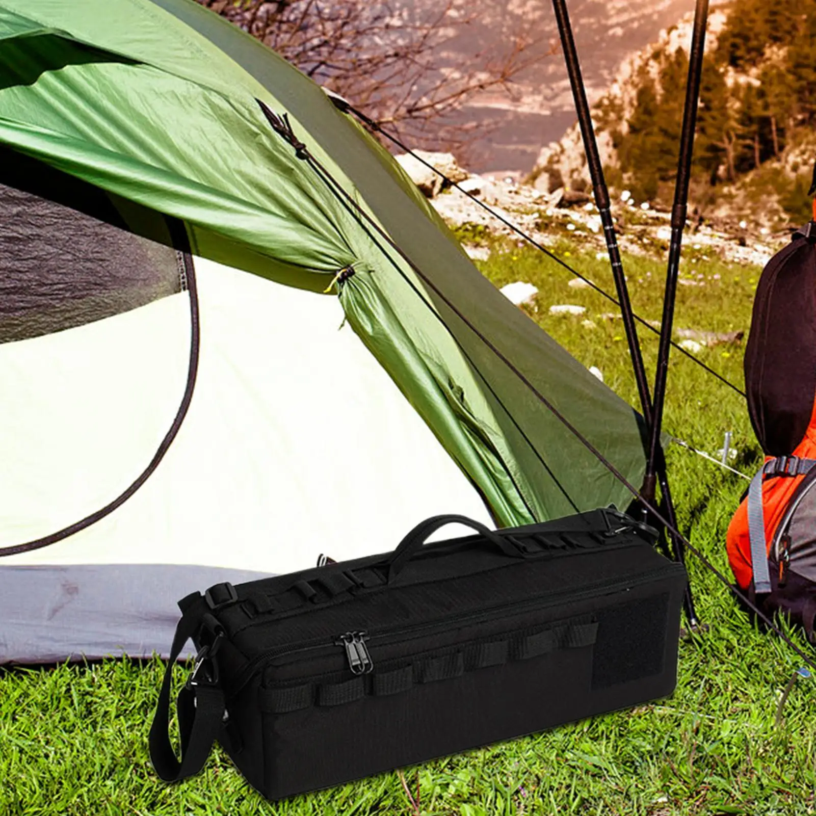 

Сумка для хранения на природе, водонепроницаемый органайзер для посуды, износостойкая сумка для хранения, многофункциональные высокопрочные органайзеры для багажника