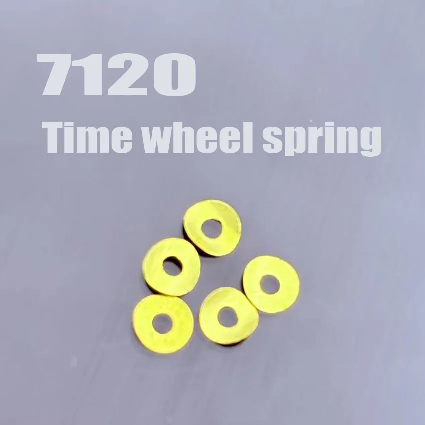Suitable for Shanghai 7120 unified machine wheel spring watch movement accessories Time wheel spring