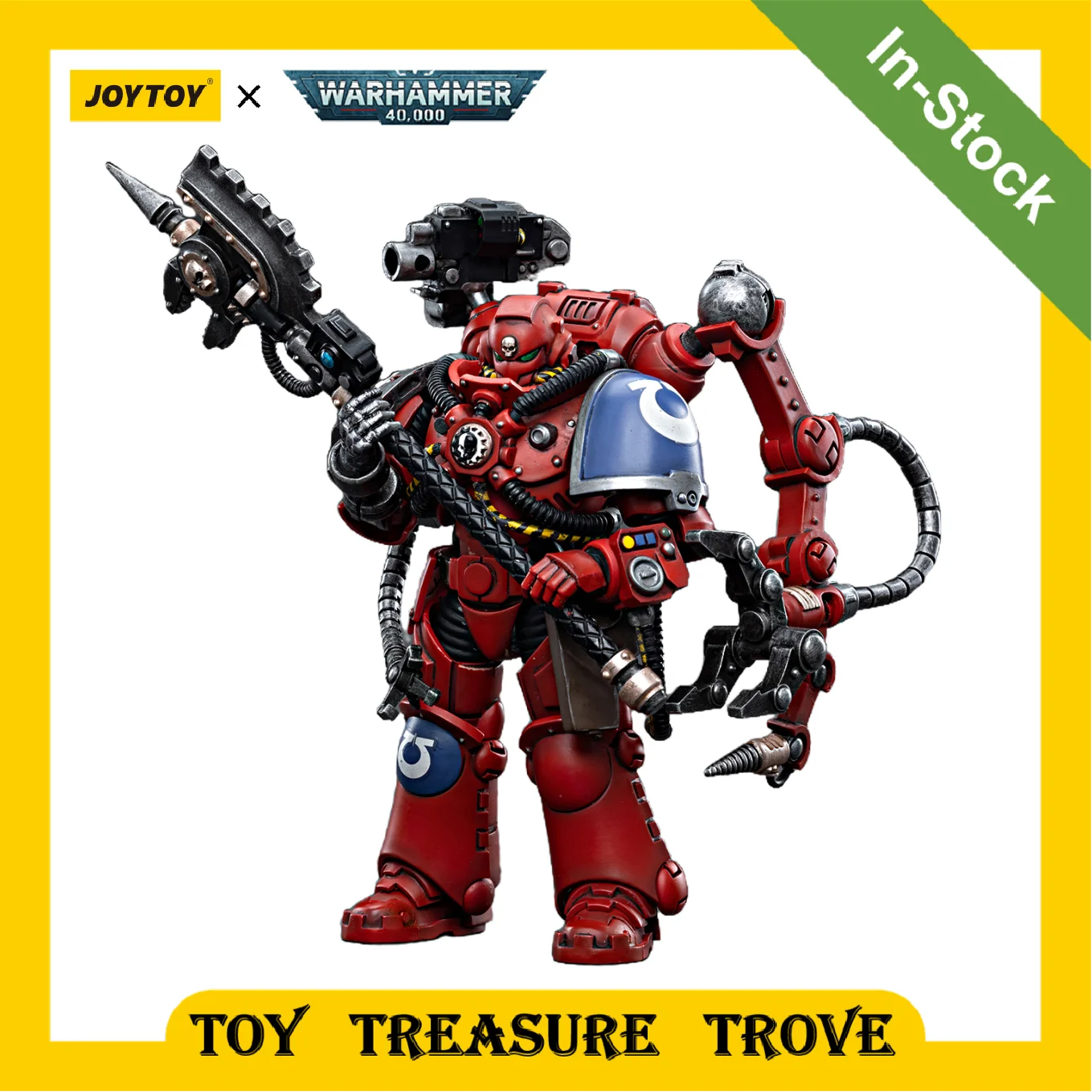 [NA STANIE] JOYTOY Warhammer 40k Figurki Akcji 1/18 Ultramarines Primaris Techmarine Model Anime Zabawka Prezent