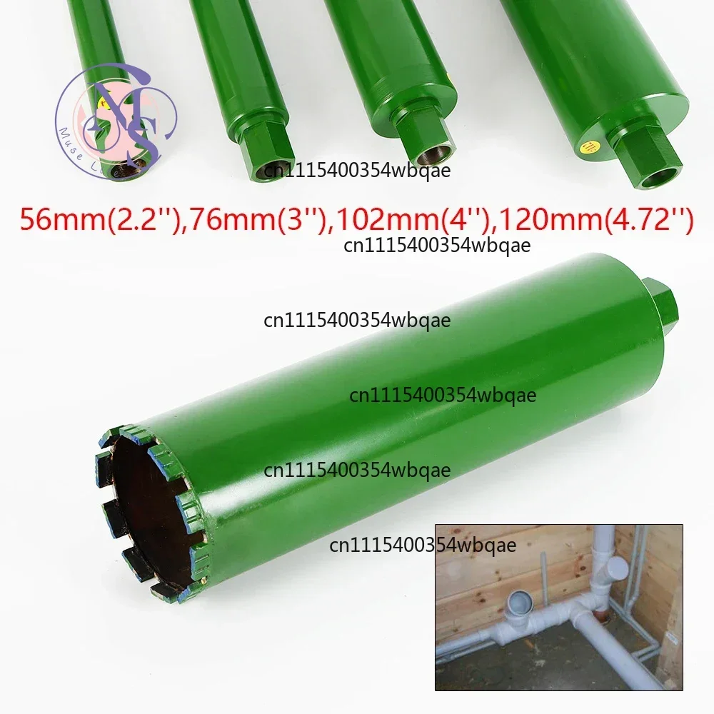 ZOCI-FOR-4Pcs Diamond Core Drill Bits M22 Barrel Concrete Hole Drilling Tool, Replacement Parts