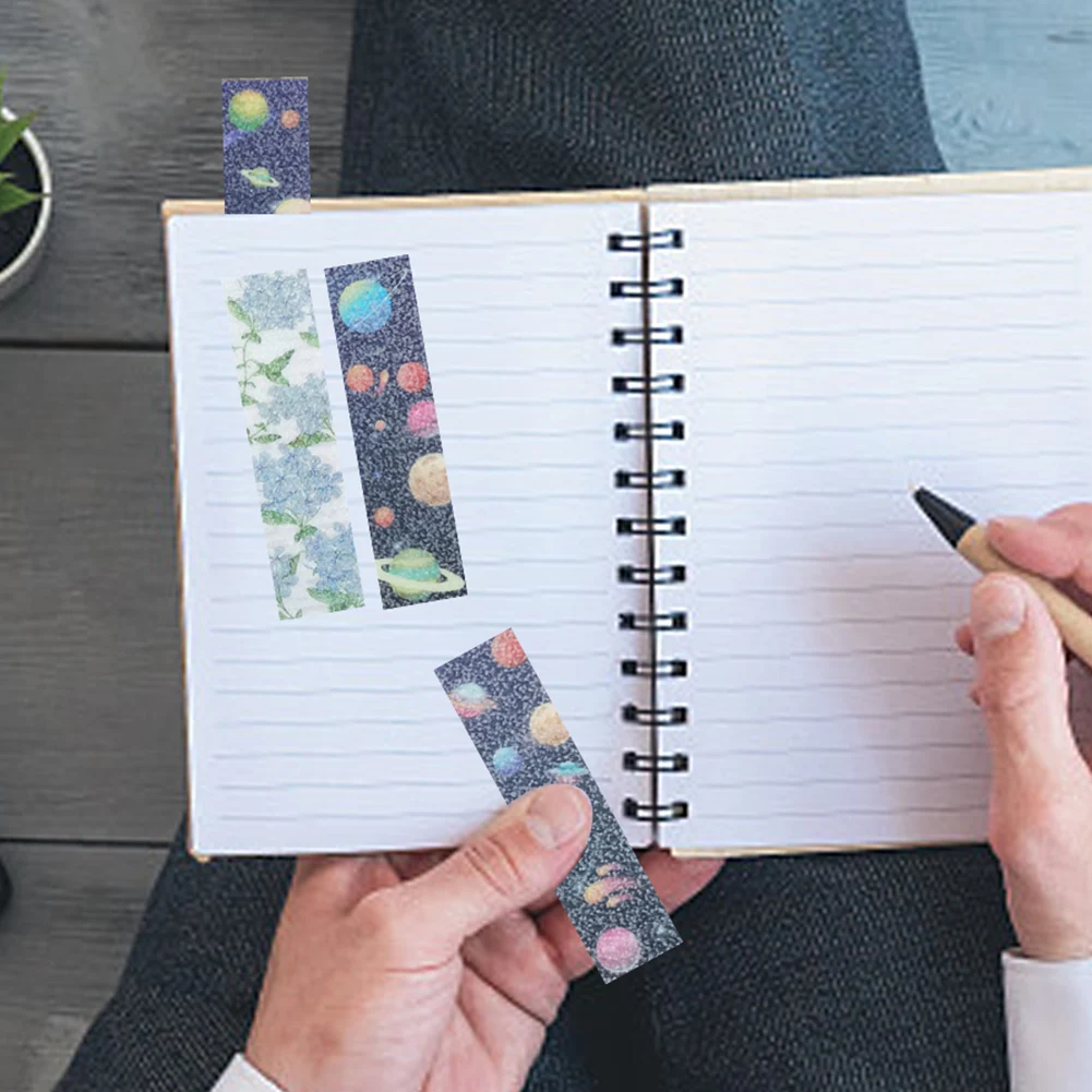 10 ярких светоотражающих полос для облегчения беспокойства, игрушка для детей и взрослых, сенсорная наклейка, Закладка, спокойная наклейка, антистрессовые полоски, тактильные