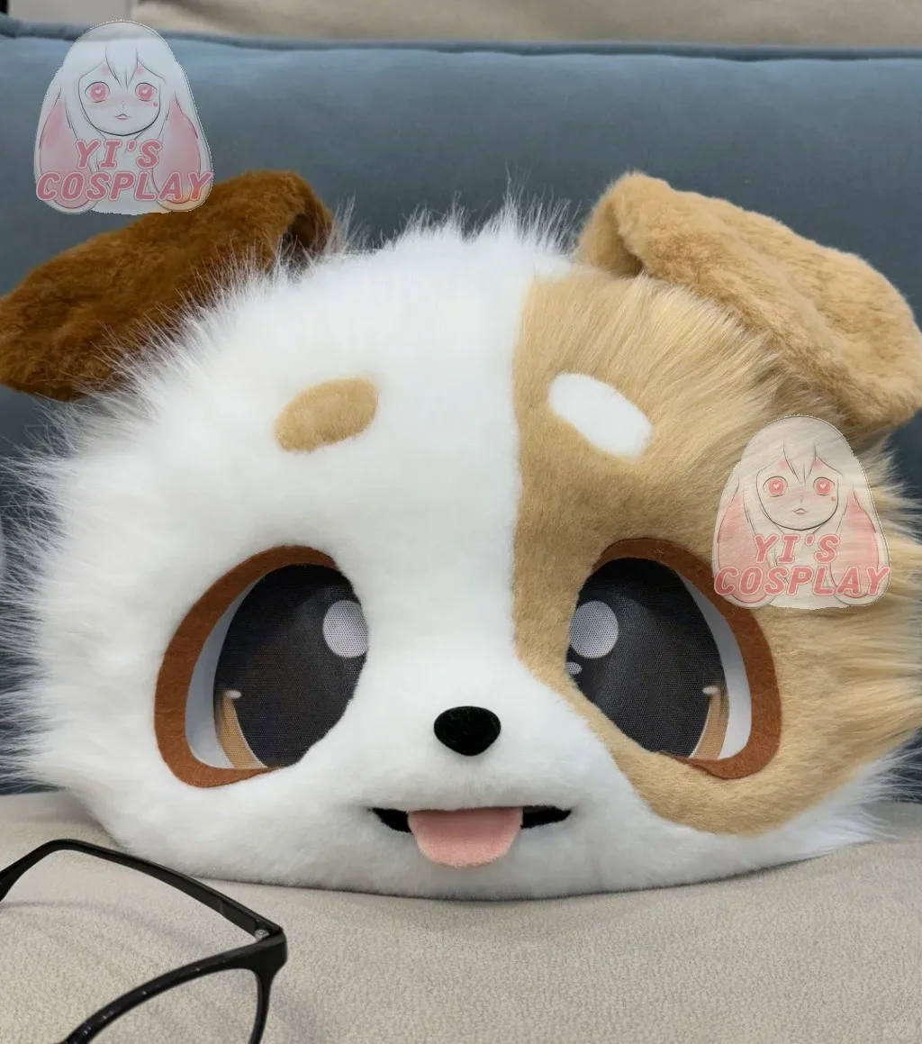 Yis cosplay Custom Furry head Kigurumi Head Cosplay Kemono Fursuit Handmade Headsets Beast Customized Fursuit Kemono Head