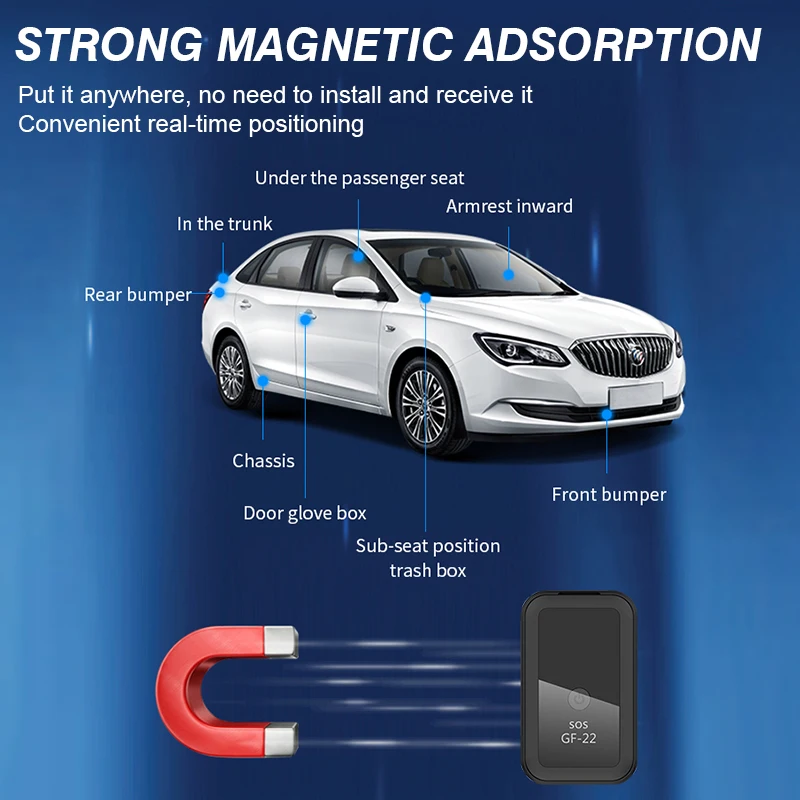 8/16/32G Wireless Intelligent Precise Car Gps Locator Tracker Real Time Tracking Anti-Theft Anti-Lost Magnetic Mini Car Locator