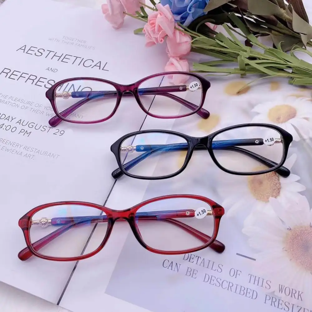 1 Pair Anti Blue Light Computer Glasses Without Degree Blue Light Blocking Eyewear PC Frame UV Office Eyeglasses