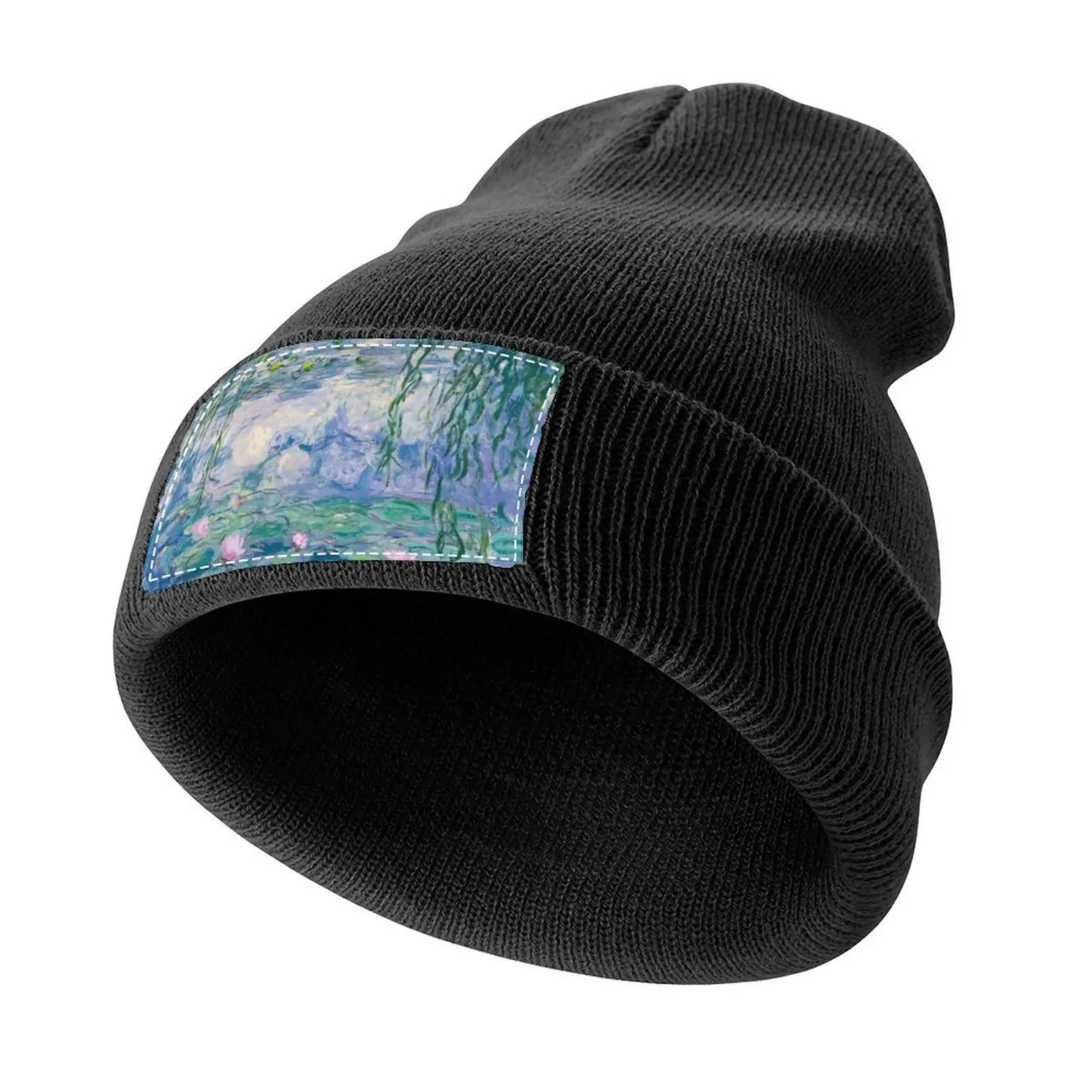 Water Lilies Claude Monet Fine Art Knitted Cap Anime Hat Golf Cap Girl Men's