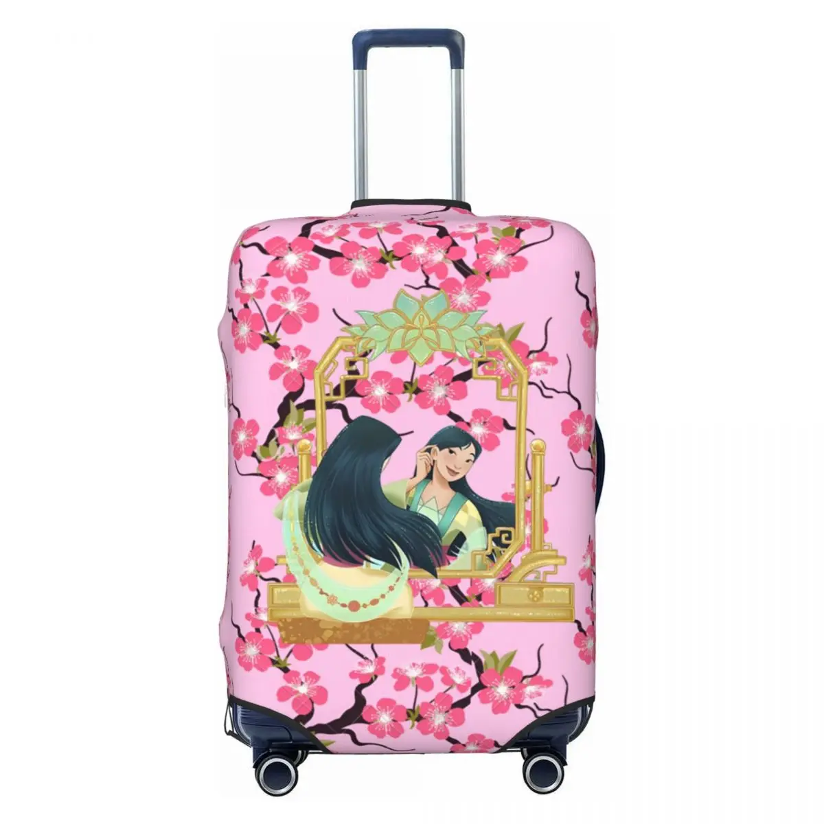 

Custom Mulan Cartoon Luggage Cover Protector Elastic Travel Suitcase Covers