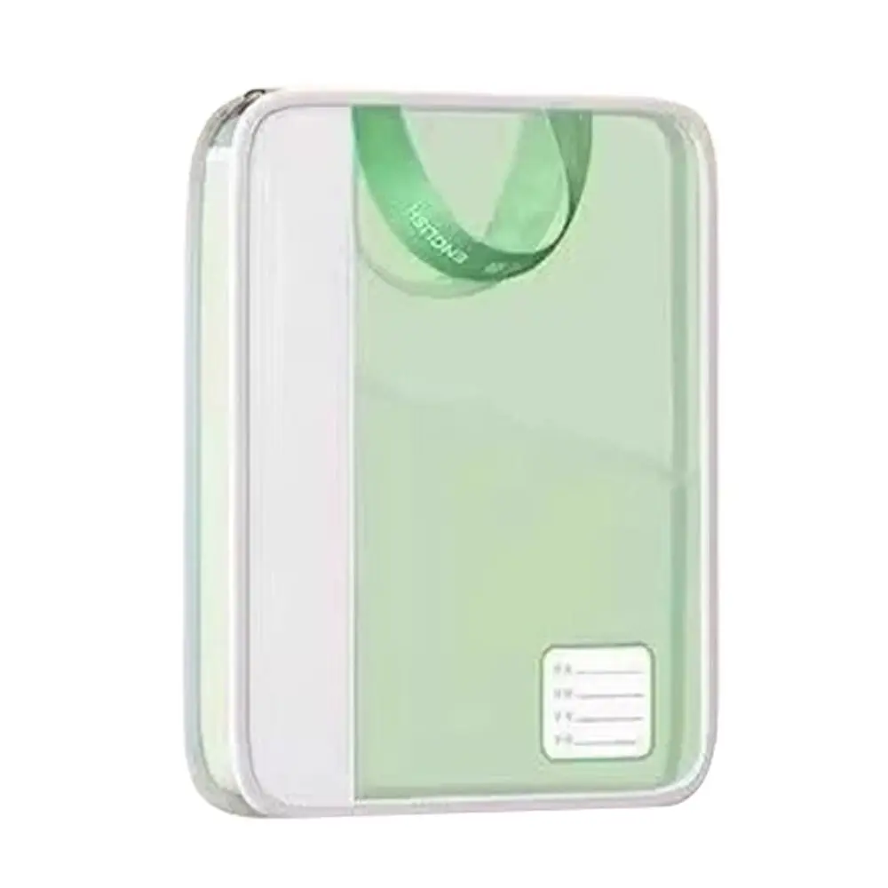 Double Handed Transparent Document Bag Thickened Hand-held Subject Classification Bag Storage Design Transparent Material