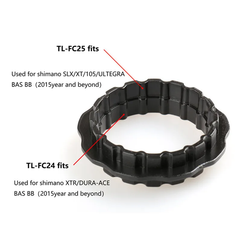 DECKAS Multifunctional BB Wrench Tool DW-018 249*64*3mm Red DUB/TL-FC32 Adaptor Of TL-FC25/TL-FC24 Bottom Bracket Repair Tool