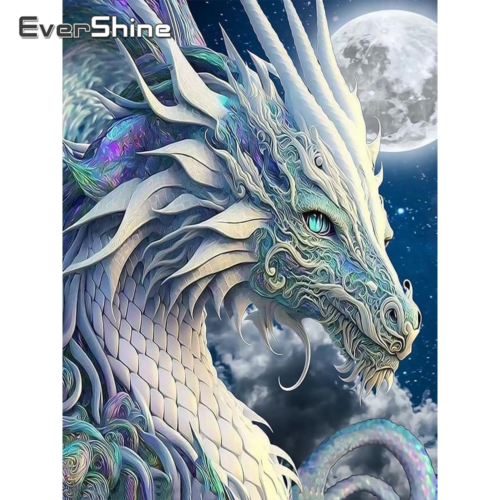 Evershine DIY Diamant Malerei Drache Tier Bild von Strass Diamant Mosaik Dinosaurier Handwerk Kit Stickerei Dekor für Zuhause