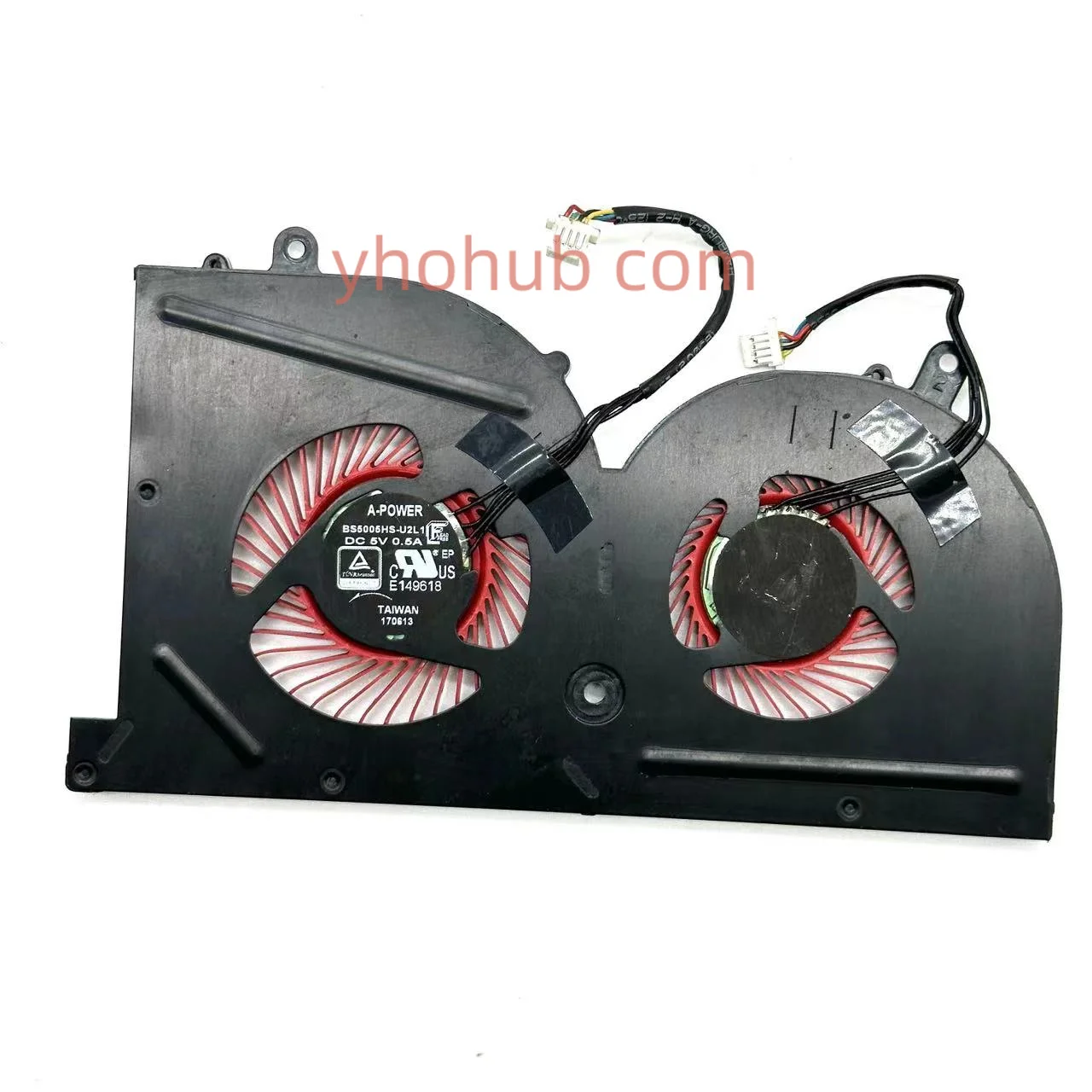

A-Power BS5005HS-U2L1 E149618 DC 05V 0.50A 4-wire Server Cooling Fan