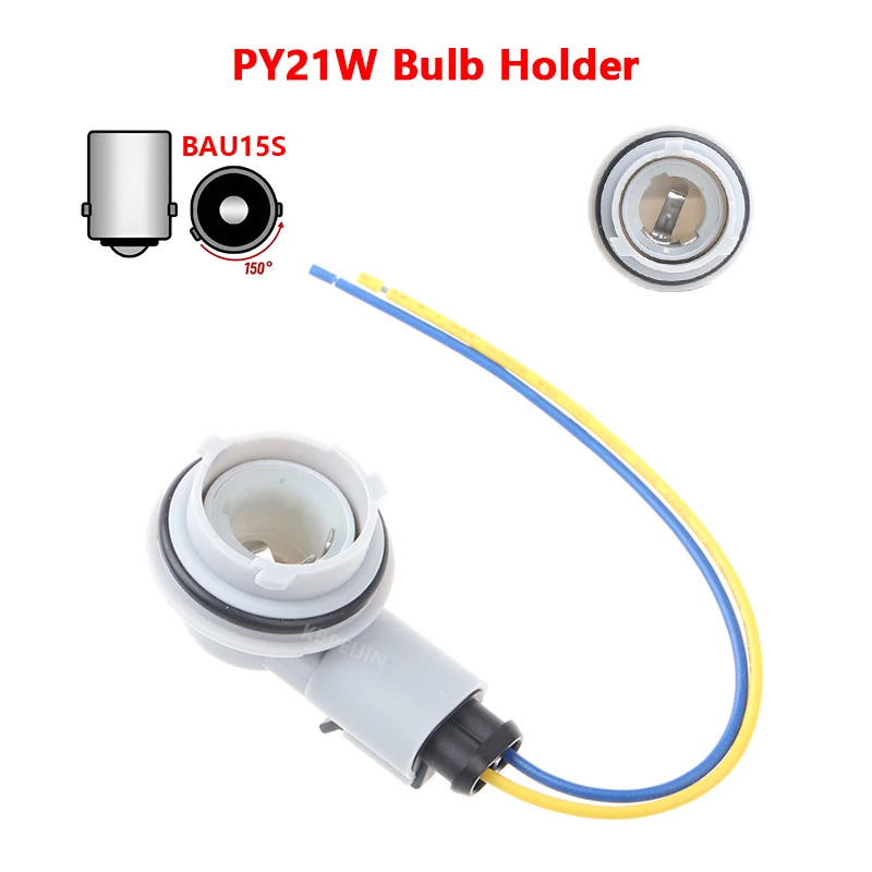 

Для Range Rover PY21W: Держатель лампы, разъем для указателя поворота, жгут проводов, соединитель, запчасти для автомобильных фар, 1 шт.