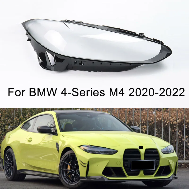 

Fits For BMW 4 Series M4 F32 F33 F36 G22 G23 2020 -2022 Headlight Cover Lens Plastic Shell