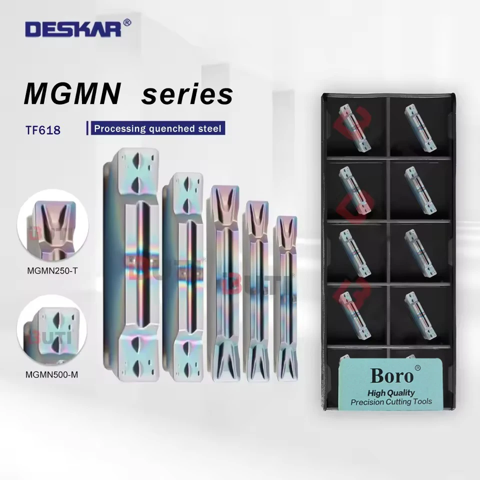 

DESKAR 100% CNC Lathe Original Slotting Tool Blade MGMN200-G 200-T 250-T 300-T 400-T 400-M 500-M TF618 Processing Quenched Steel