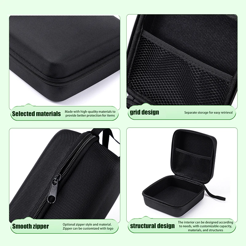 Short Wall Type Hard Shell Protective Bag Shockproof Anti Drop Storage Case For Electronic Blood Pressure Meter Outdoor Carry