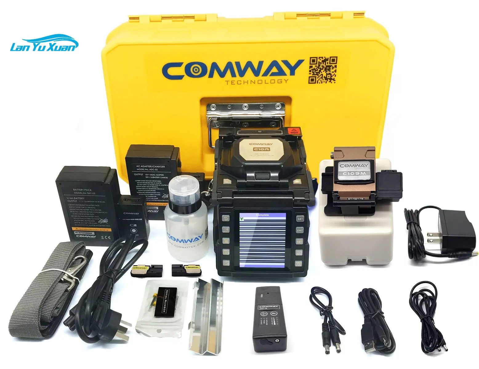 splicing machine 12 cores mass fusion splicer COMWAY C10R Ribbon fiber  70R 88R 90R