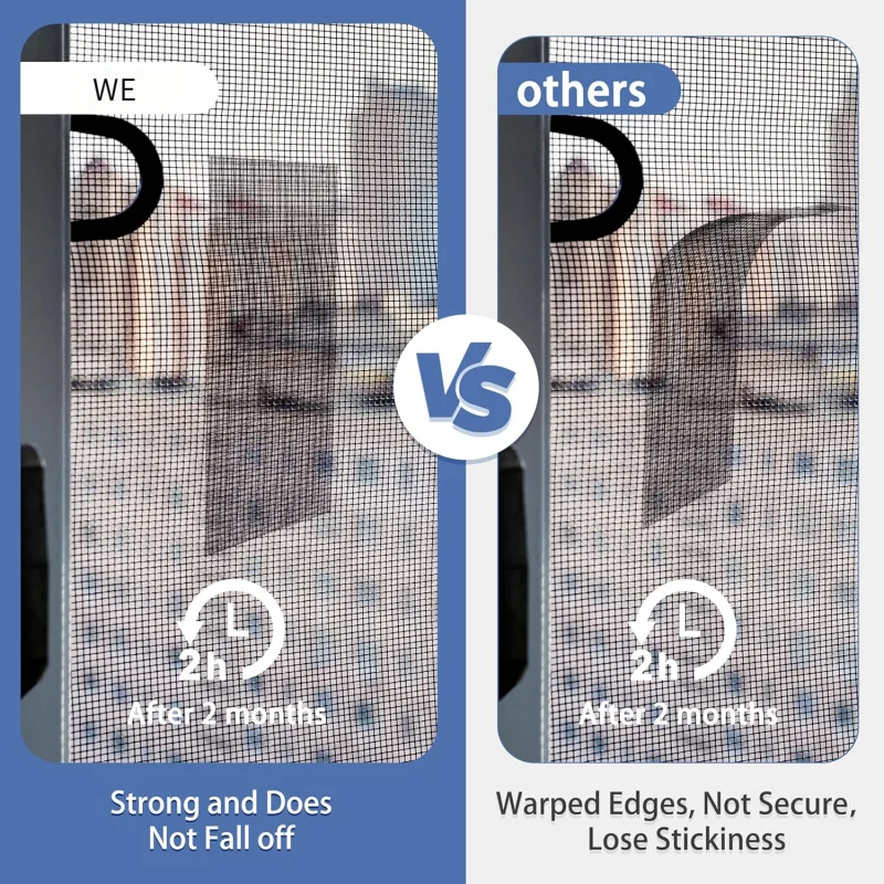 2 in x 49 FT Window Screen Repair Kit, Screen Repair Tape, Strong Adhesive, Waterproof, High Viscosity Screen Patch R