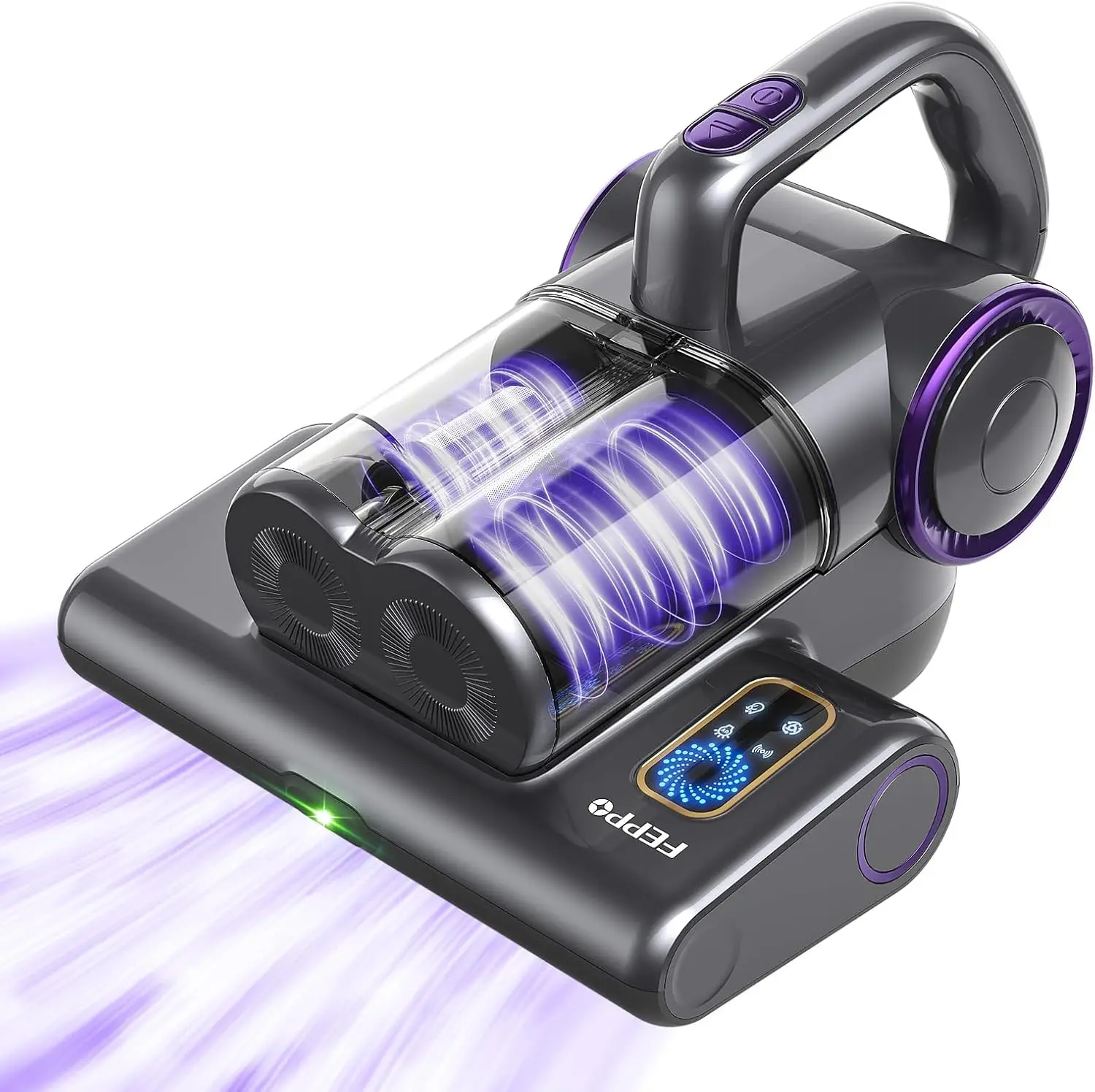 16Kpa Mattress Vacuum with UV-C Light & Heat, 500W Handheld for Bed, Sofa, Couch