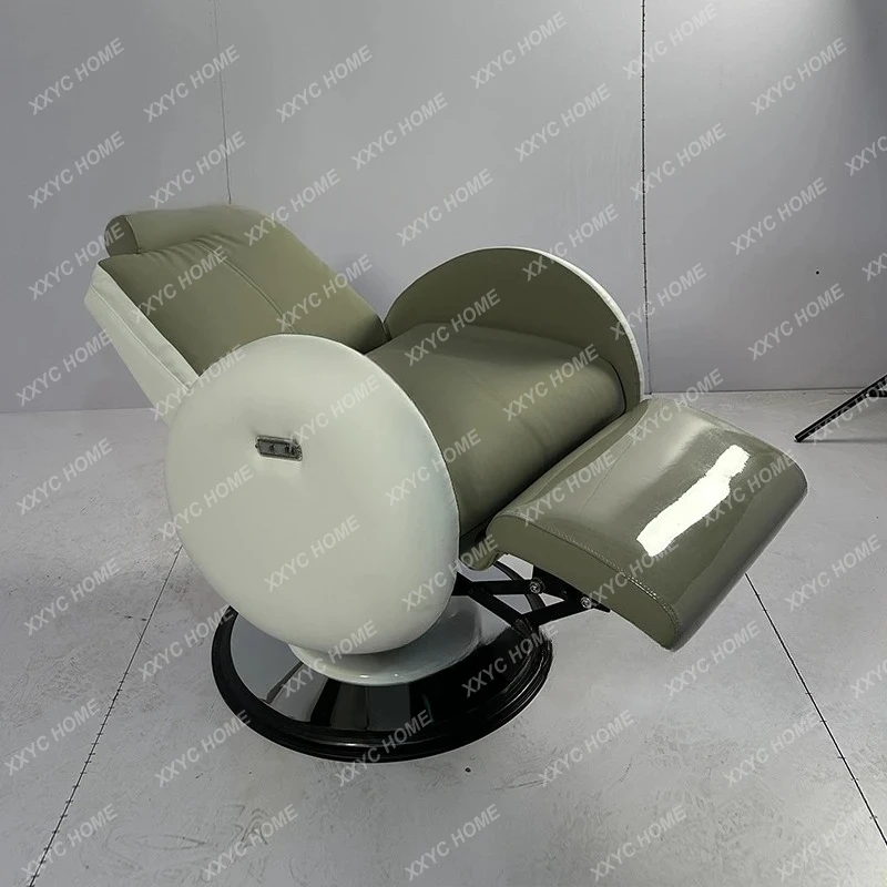A  New Electric down Barber Chair Barber Shop Hair Salon Adjustable Rotating Hairdressing Cutting Chair Hair Salon