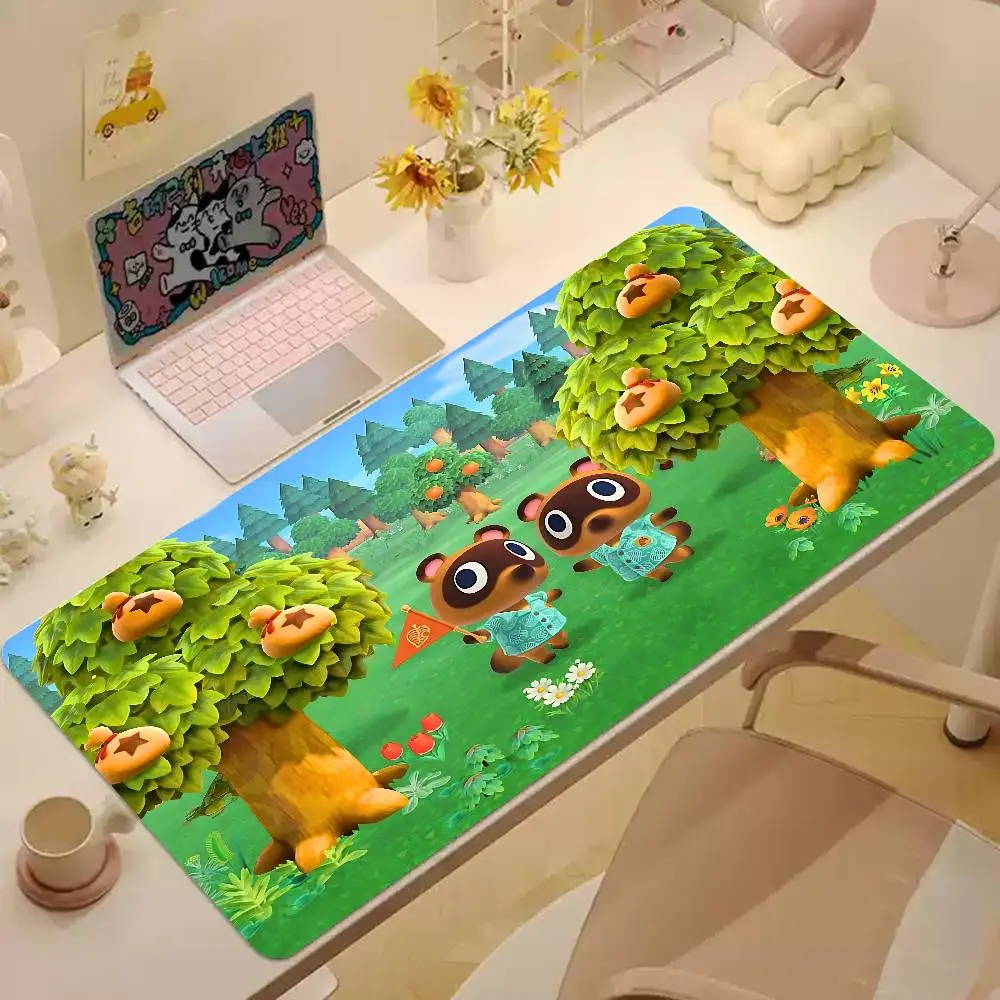 A-Animal C-Crossing Game Mousepad Premium Locking Edge Mouse Mat Speed Mouse Pad Ultrafine Surface Desk Mat