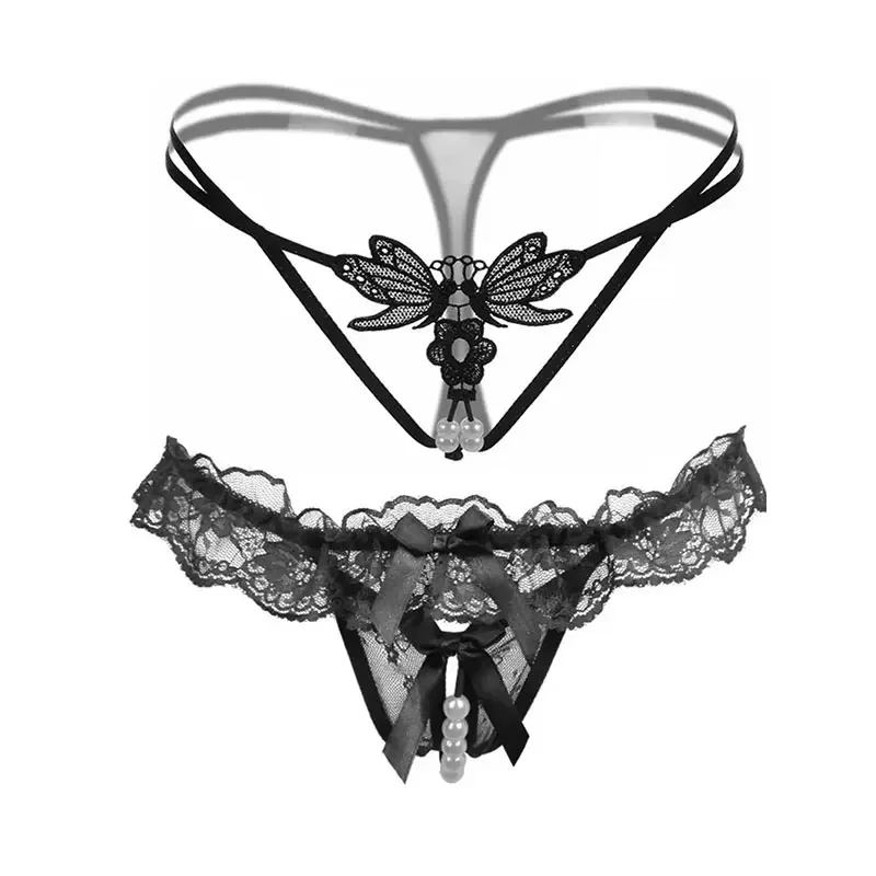 سراويل داخلية مثيرة من الدانتيل لكوسبلاي ، لؤلؤ مغري ، تدليك ، ثونغ مفتوح ، شفاف ، إحساس أنثوي ، لوليتا ، مفردة