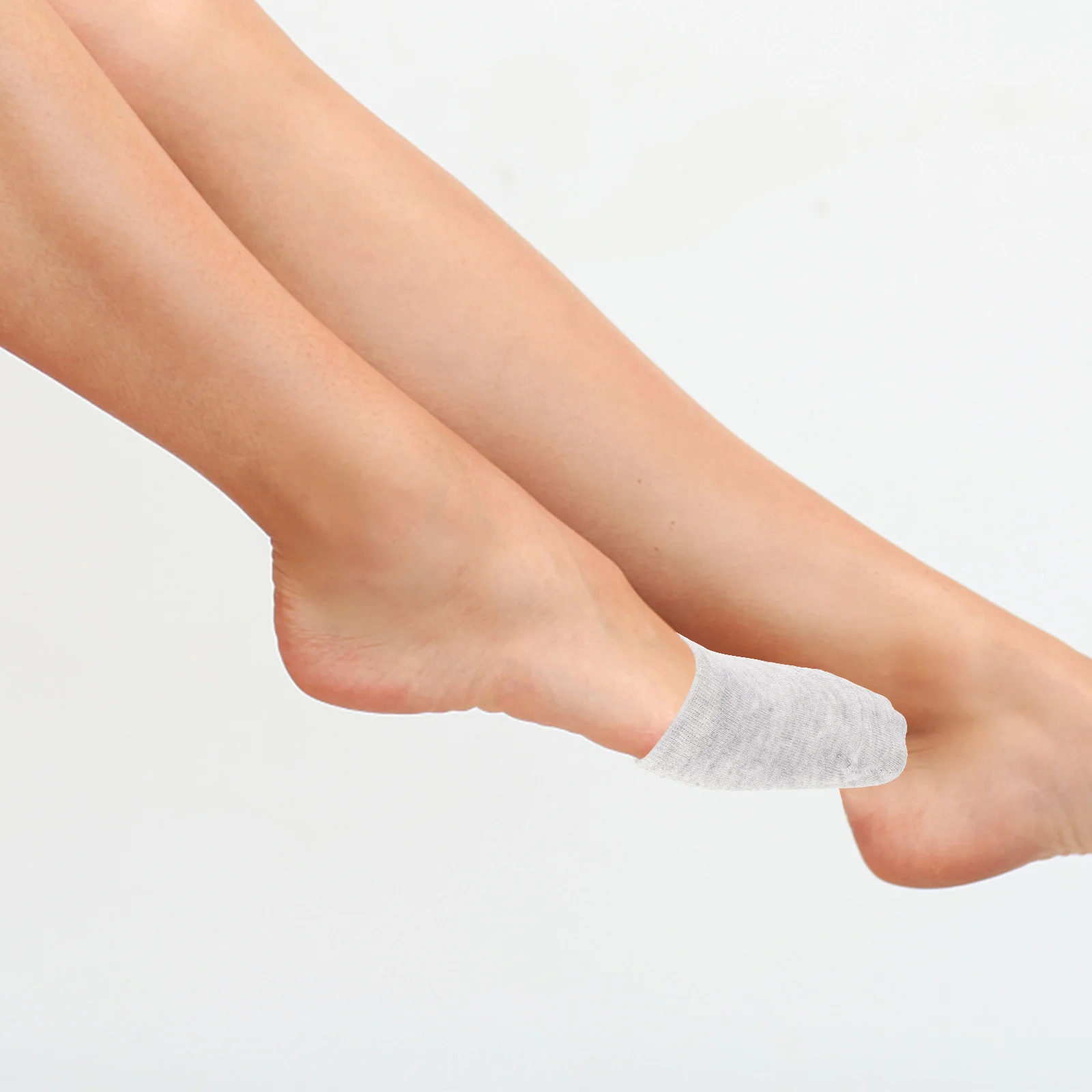 

10 Pairs Invisible Socks Half Women's Insole Girl Cotton Woman Miss Toe Separator