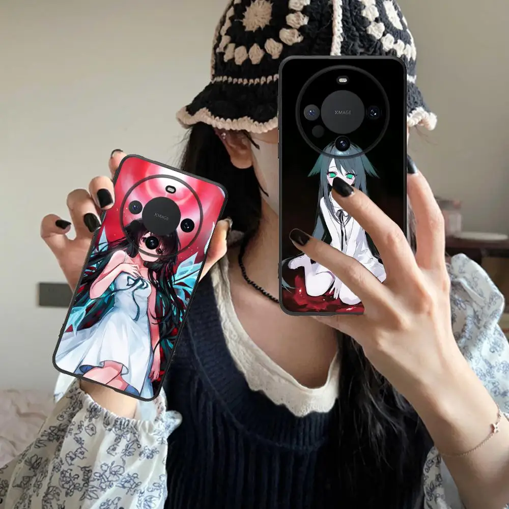Saya no Uta حافظة هاتف محمول لهاتف هواوي ميت 60 50 40 30 20 10 Pro Plus Lite E 5G غطاء طباعة ملون للهواتف المحمولة غطاء جميل