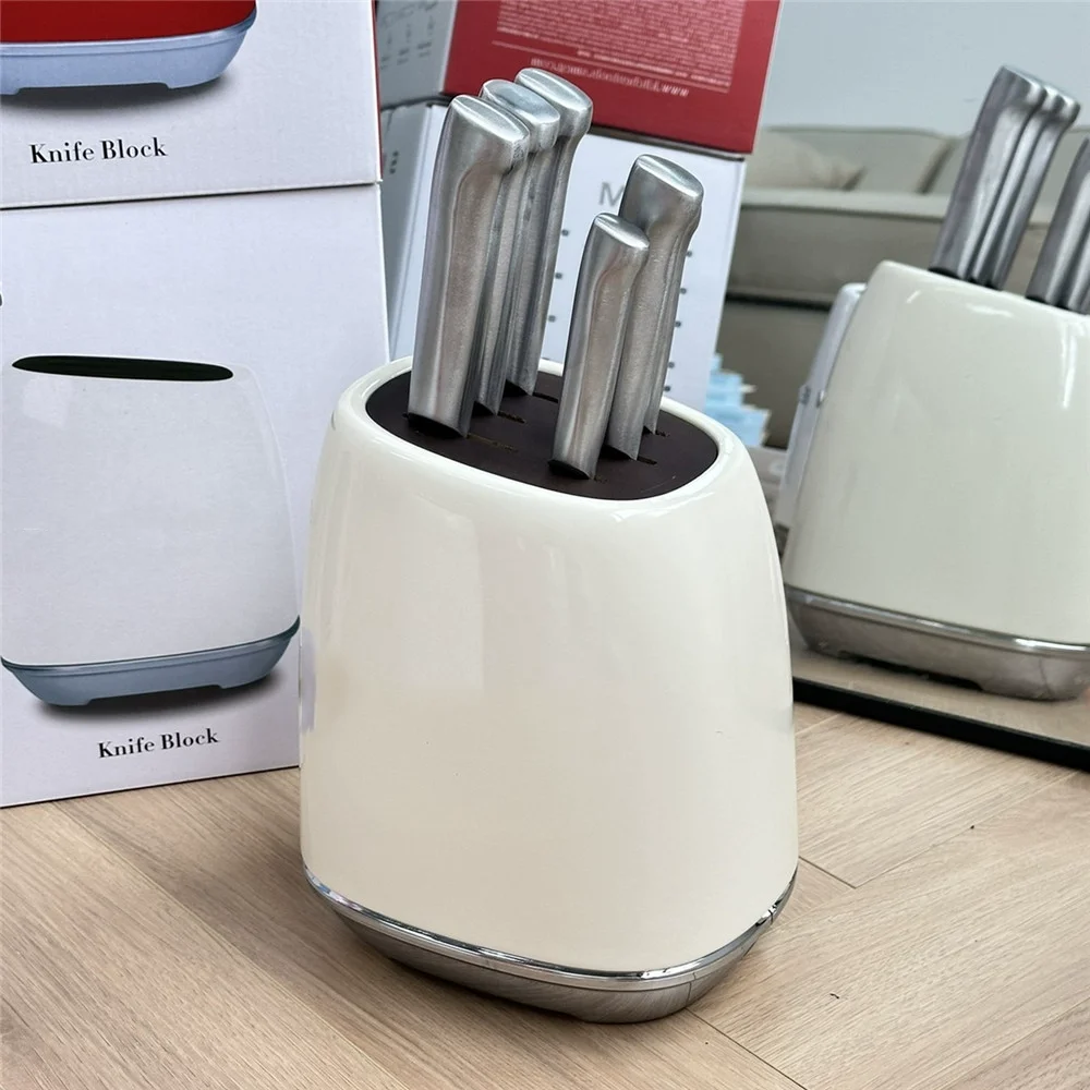 

Stainless Steel Knife Holder Integrated High-Value Kitchen Utensils