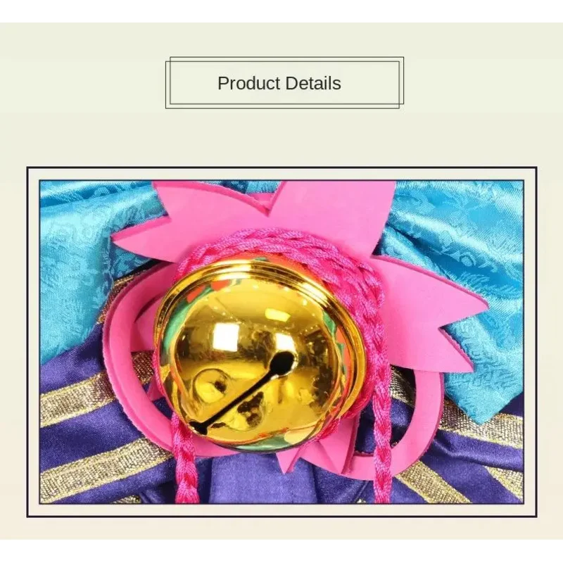 أزياء أهري التأثيرية الجديدة لعام 2025 لعبة أنيمي LOL The Nine-tailed Fox Spirit Blossom شعر مستعار أحذية الكبار فستان الهالوين المثير للمرأة ☆ ★ ee ☆ ★