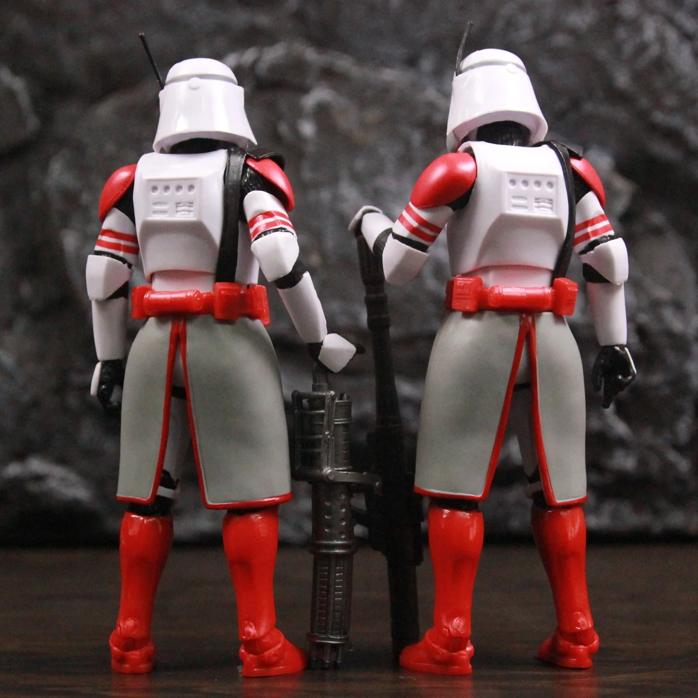 New Body Star Wars Coruscant Guard Clone Shock Trooper ARF Heavy Assault Officer 6" Action Figure Toys Phase II P2 The Bad Batch