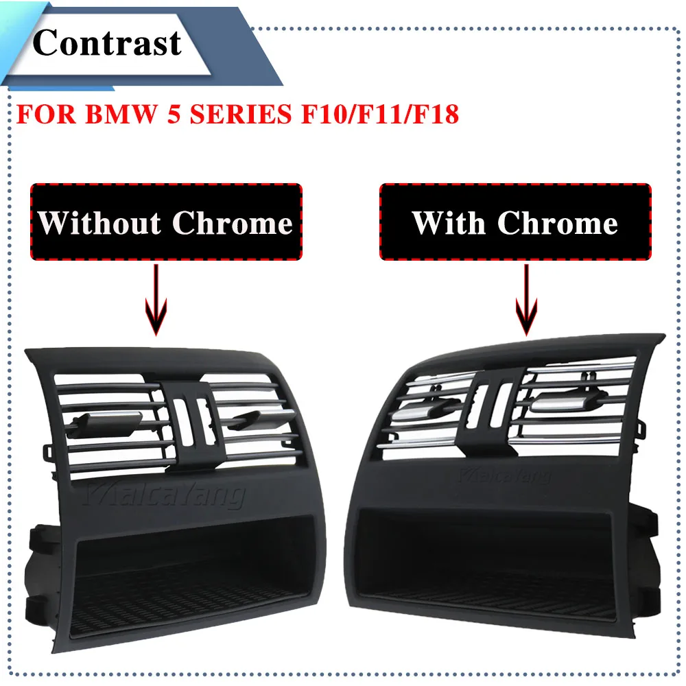 

Malcayang New Black Rear AC Conditioning Air Vent Grill Center For BMW 5 Series F10 F11 2010-2016 64 22 9 172 167