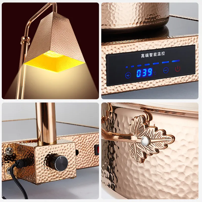 Hotel high-end buffet insulation lamp food insulation table catering vegetable heating lamp electric heating food insulation