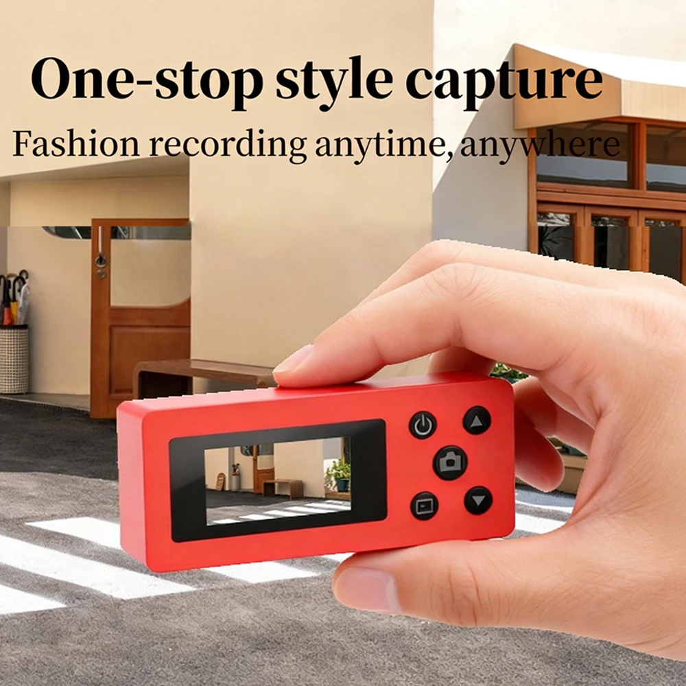 

Magecam Thumb Keychain Camera 0.96inch Mini Action Camera Retro Support Memory Card 1080P Very Small Camcorder Video Recorder