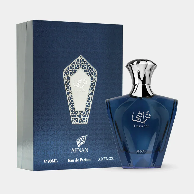 Perfume Afnan Turathi Blue para Hombre Eau de Parfum 90 ml | Producto 100 % Original | Fragancia Masculina Fresca y Elegante | Aroma Intenso y Duradero | Ideal para Uso Diario y Regalos