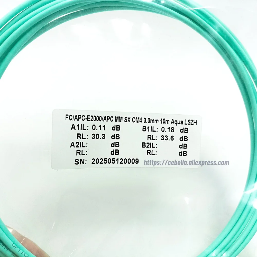 10 قطعة/الوحدة LC-LC UPC OM3 كابل الألياف البصرية |   سلك تصحيح الألياف المزدوج متعدد الأوضاع 10G 1/2/3/5/10 م