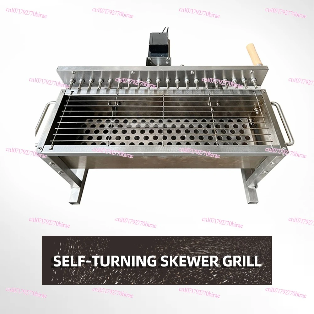 

Camping Rotating BBQ Grill Grelhador Viande Electrique Outdoor Churrasqueira Rotativa Grill Automatic Flip Barbecue Machine